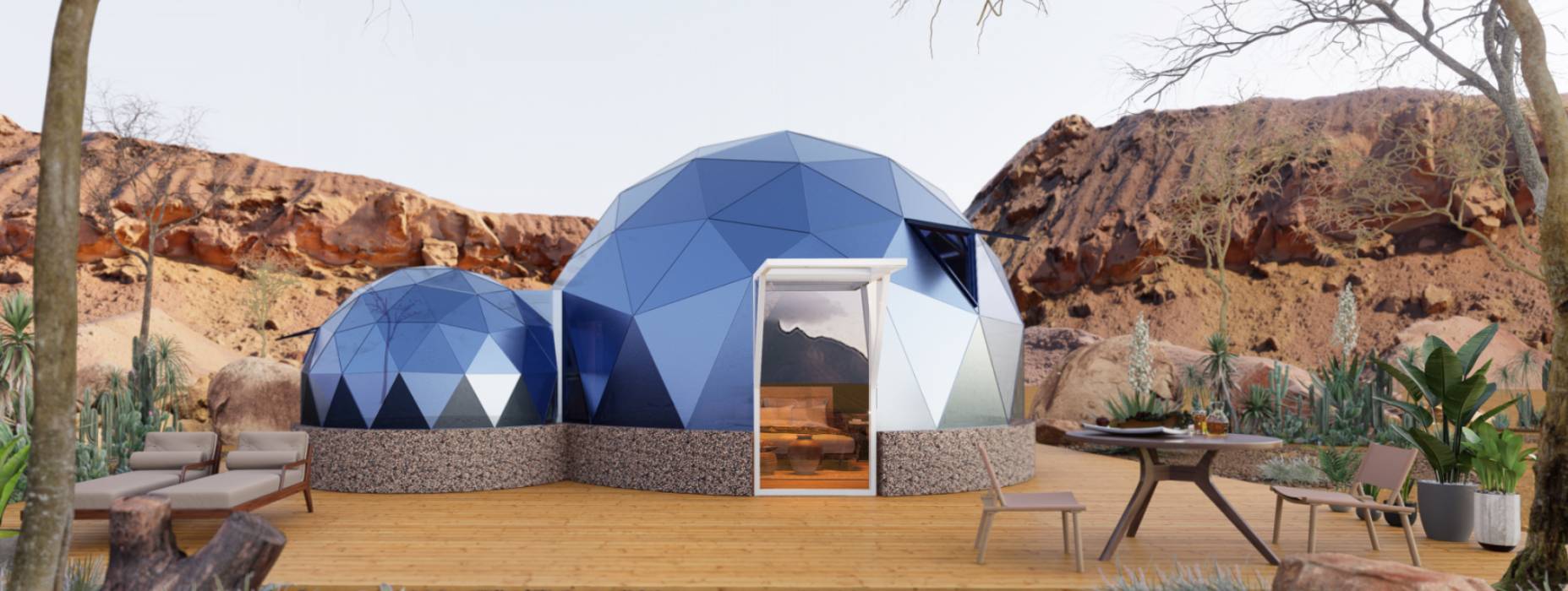 丘北县球形智能光伏玻璃星空房